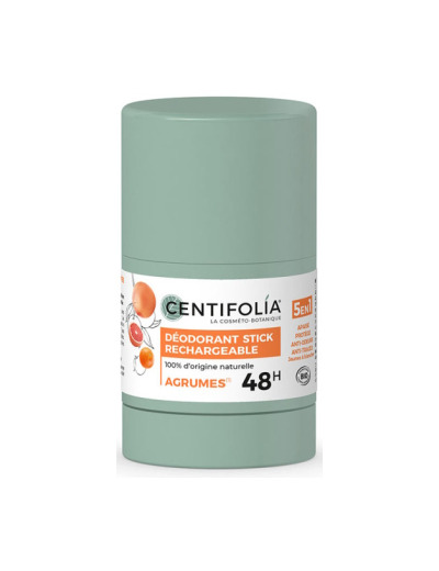 Déodorant stick rechargeable 48H Agrumes 50g