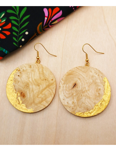 BOUCLES D'OREILLES Plaqué Or