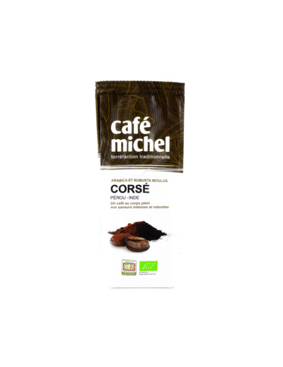 Café Pérou & Tanzanie Corsé Moulu Bio 250g