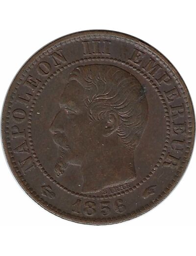 FRANCE 5 CENTIMES NAPOLEON III 1856 A (Paris) TTB+