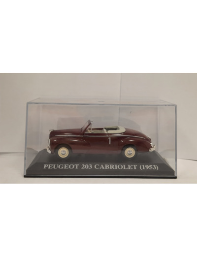 PEUGEOT 203 CABRIOLET 1953 1/43 BOITE D'ORIGINE