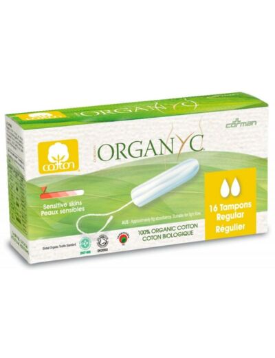 Tampon flux régulier sans applicateur - 16 unité(s)-Organyc