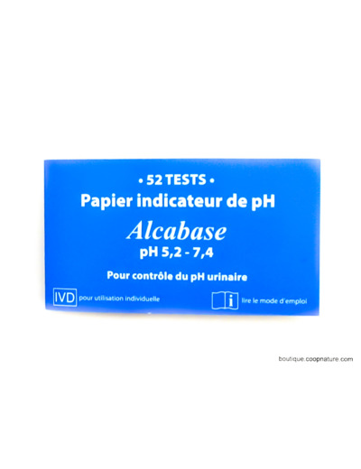 Alcabase papier indicateur de pH 5,2 à 7,4