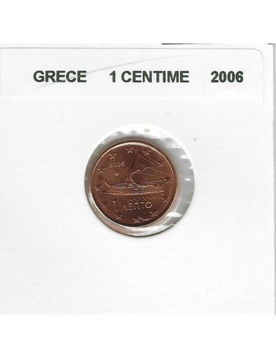 GRECE 2006 1 CENTIME EURO SUP-
