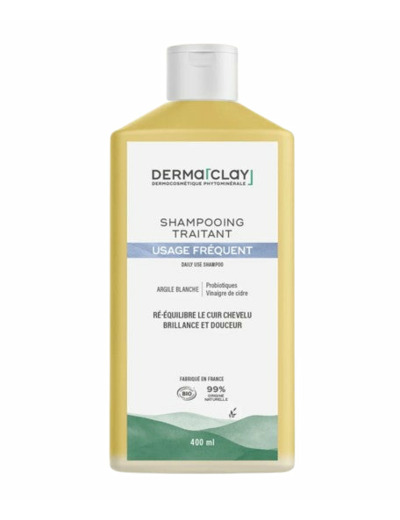 Shampooing usage fréquent ré-équilibrant-250ml-Dermaclay