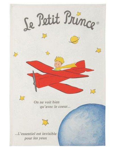 Torchon LE PETIT PRINCE Avion Coucke