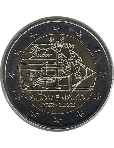 SLOVAQUIE 2022 2 EURO COMMEMORATIVE MACHINE A VAPEUR SUP