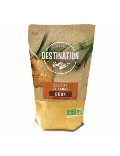 Sucre de Canne roux Bio-1kg-Destination