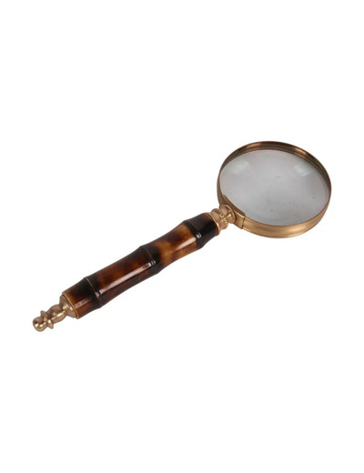 Loupe vintage cuivre 22x8x2cm