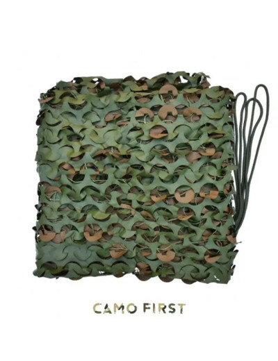 Filet Camo First® S-Circle Cut forêt : filet militaire camo forêt idéal pour la chasse