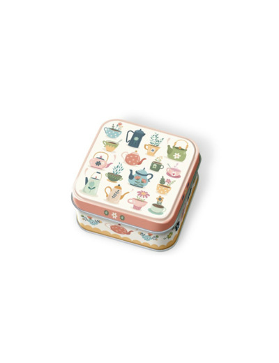 Boîte Théières Caramels Beurre Salé et Fleur de Sel 45G