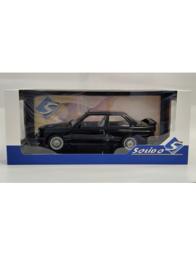 BMW E30 SPORT EVO 1990 NOIRE SOLIDO 1/18 BOITE D'ORIGINE NEUF
