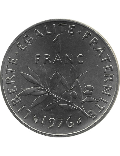 FRANCE 1 FRANC ROTY 1976 FDC