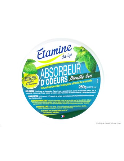 Absorbeur d'Odeurs Menthe 250g