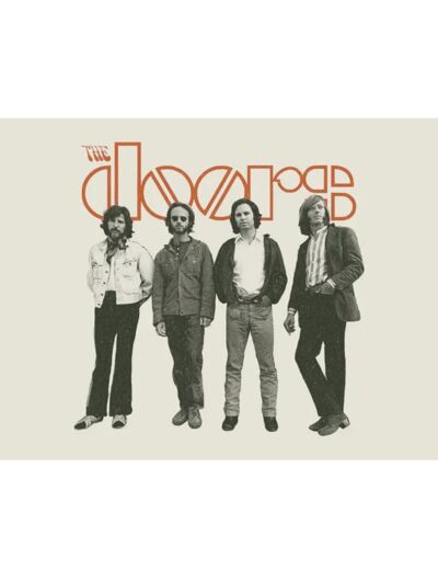 Plaque métal - The Doors - 31,5x40.