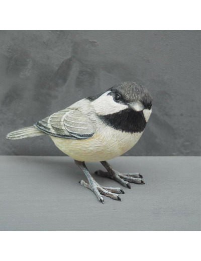 Mésange résine décoratif 8x8x11cm