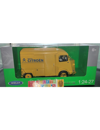 CITROEN TYPE H SERVICE CITROEN WELLY 1/24 BOITE D'ORIGINE