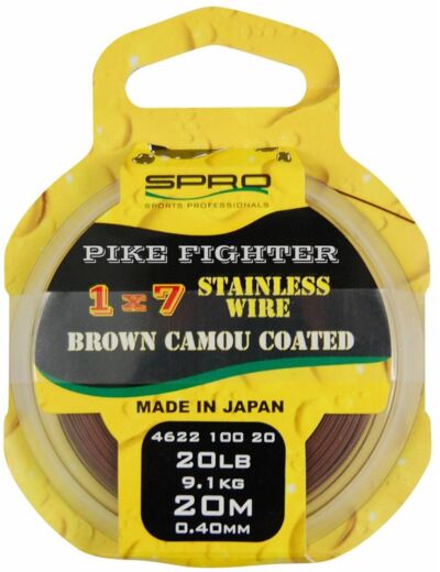 brown coated wire 30lbs 20m
