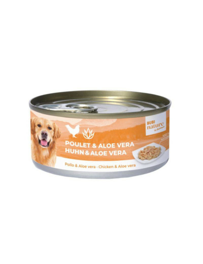 Émincés BUBINATURE chien, poulet & aloe vera - 150g