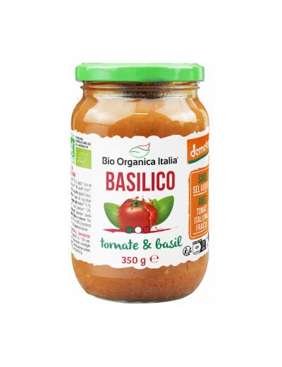 Sauce tomates basilic 350g