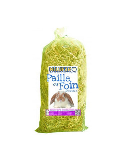 Foin ou paille 100% naturels de la région Centre - 1kg