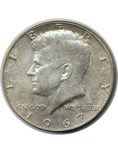 AMERIQUE (U.S.A) 1/2 DOLLAR 1967  KENNEDY SUP- (W 202a) N1