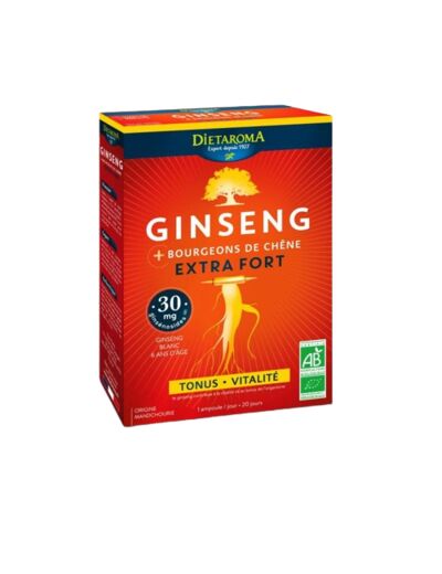 Ginseng Bio Extra fort-20 ampoules-Dietaroma