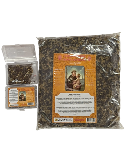 Encens en Grains Saint Antoine - Boite transparente de 50gr