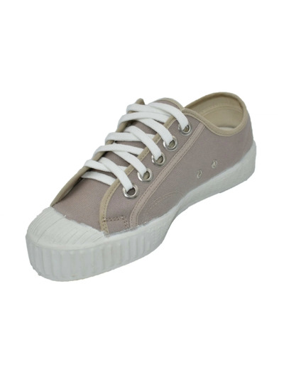 Chaussures Kozak 72 toile beige vintage - sneakers rétro
