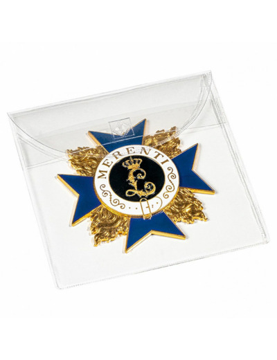 POCHETTE DE PROTECTION POUR MEDAILLES ET INSIGNES MILITAIRES 90 MM 364999