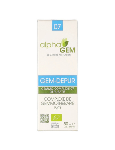 Complexe de Gemmothérapie Bio Gem-Depur Bio 50ml