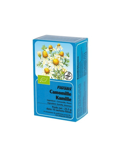 Tisane Bio camomille 15 sachets