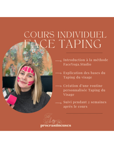 Cours individuel du Taping du Visage