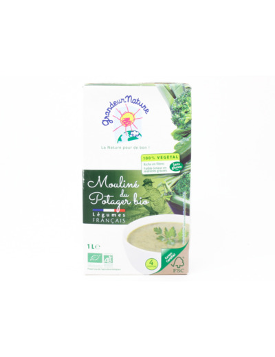 Mouliné du Potager Légumes Verts Bio 1L