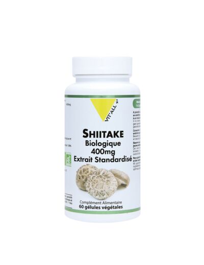 Shiitake Bio 400mg-60 Gélules-Vit'All+