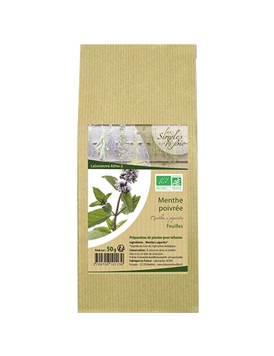 Menthe Poivrée Feuilles Bio-50g-Altho