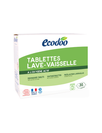 30 tablettes Lave Vaisselle à l'Oxygène actif 600g