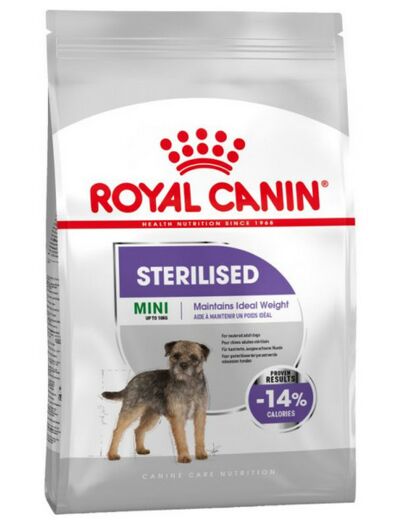 royal canin mini sterilised - 3 formats
