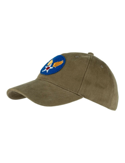 Casquette militaire USAAF réglable - Coton 100% coupe baseball