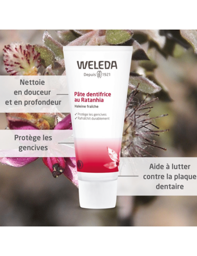 DENTIFRICE RATANHIA 75ML WELEDA