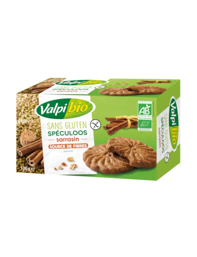 Spéculoos Sarrasin SANS GLUTEN-100g-Valpi Bio