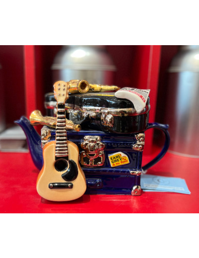 Théière excentrique anglaise music band