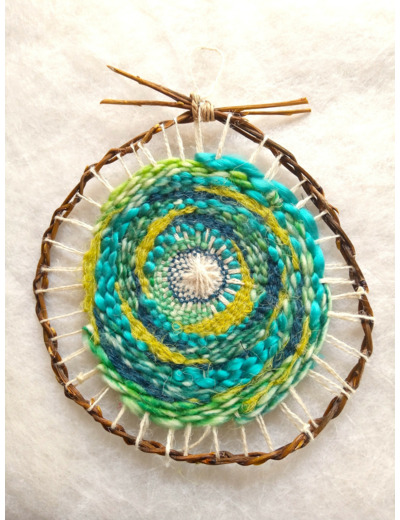 suspension décorative en saule