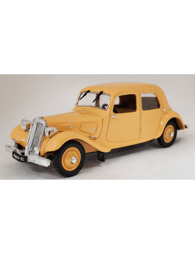 CITROEN TRACTION 7 S JAUNE ORANGE 1934 1/43 AVEC BOITE