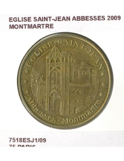 75 PARIS EGLISE SAINT JEAN ABBESSES MONTMARTRE 2009 SUP-