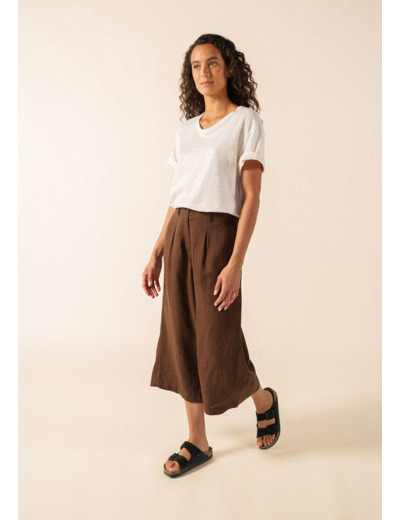 Pantalon Chloé en lin