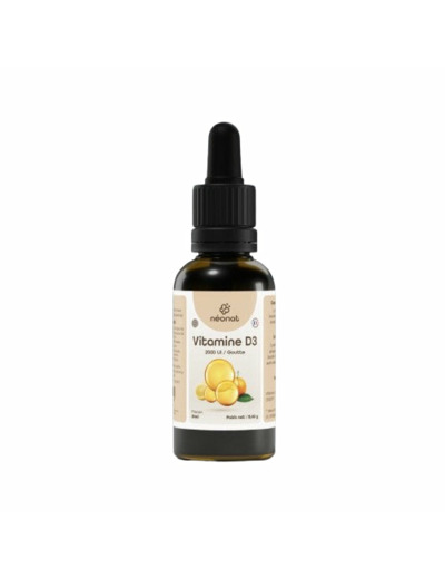 Vitamine D3 2000 UI-30ml (500 gouttes)-Néonat