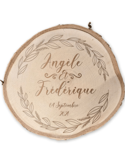 Rondin de bois personnalisable : créez votre souvenir