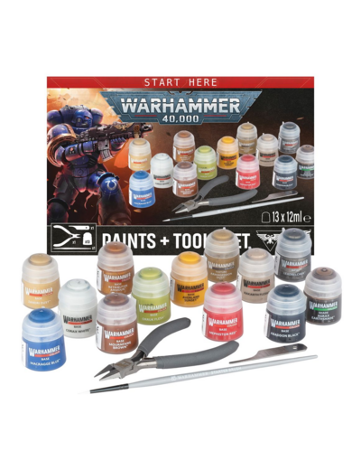 Warhammer 40 000 - Paints + Tools set