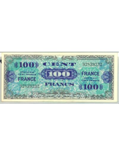 FRANCE 100 FRANCS Type FRANCE 1945 SANS SERIE SPL 232